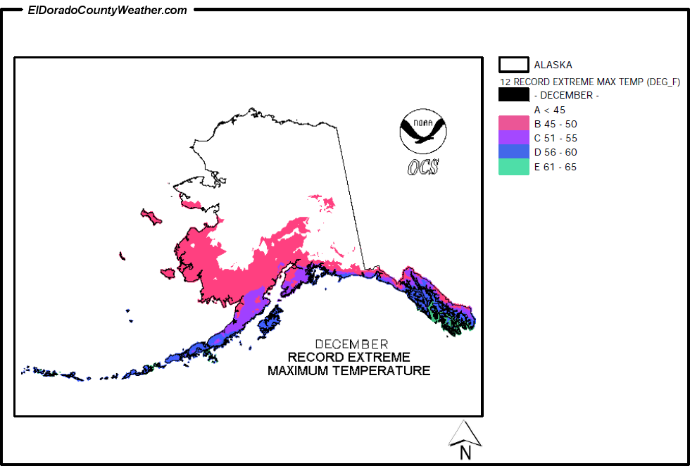 Alaska Annual Record Extreme Maximum Temperature